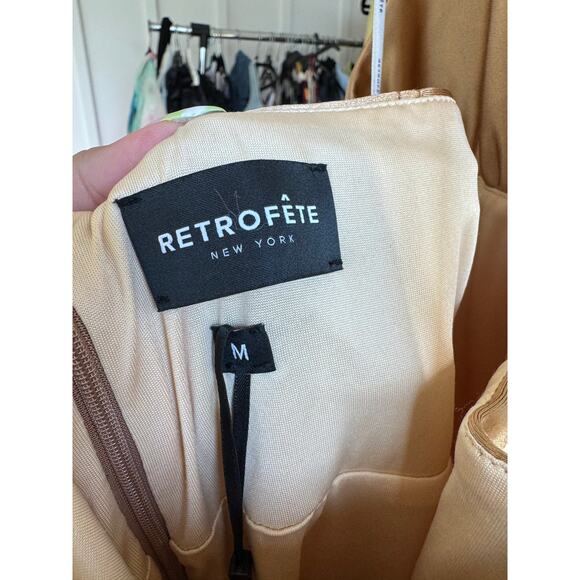 retrofete Charity Dress in Gold - Picture 10 of 10